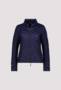 Monari Quilted Jacket With Neoprene Insert M806697