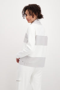 Monari Sweatshirt With Sleeve Embelishment M806763