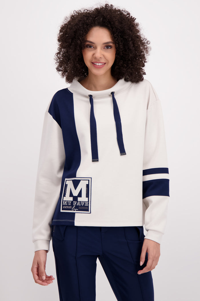 Monari Sweatshirt With Glamorous Patch M806817
