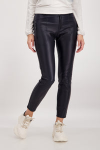 Monari Faux Leather Slim Pants M806850