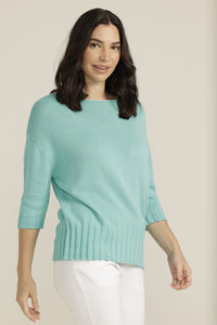Goondiwindi Cotton 3/4 Sleeve Boxy Jumper 8181-S23