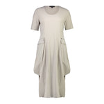 Paula Ryan Side Zip Short Sleeve Dress 8426