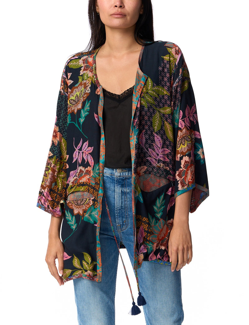 Johnny Was Teaberry Delfino Kimono (Reversible) C47423A6