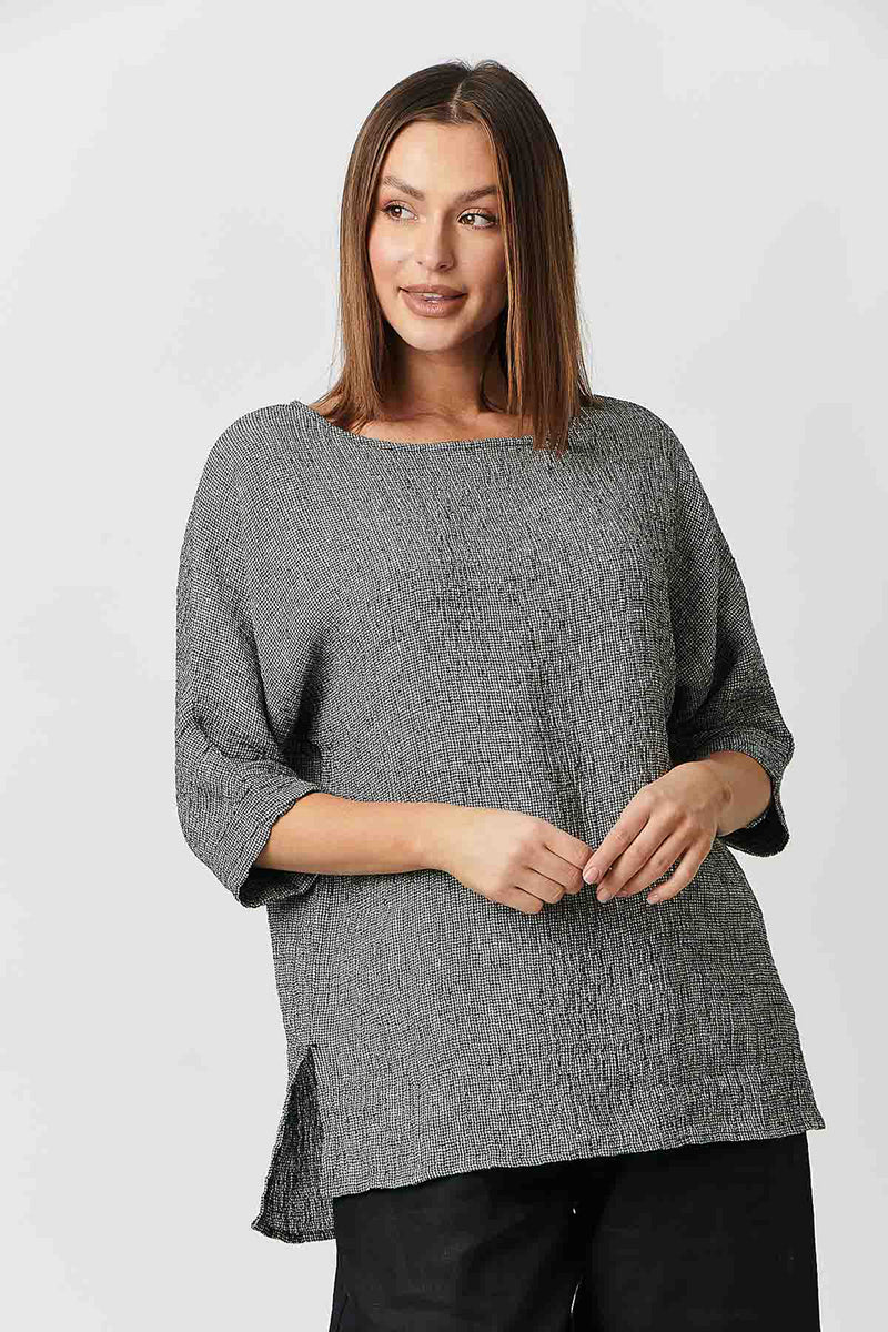 Naturals by O&J Round Neck Tunic Top GA285