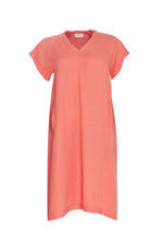 Madly Sweetly by Loobies Story Linen Let Live Shift Dress Persimmon s832pl