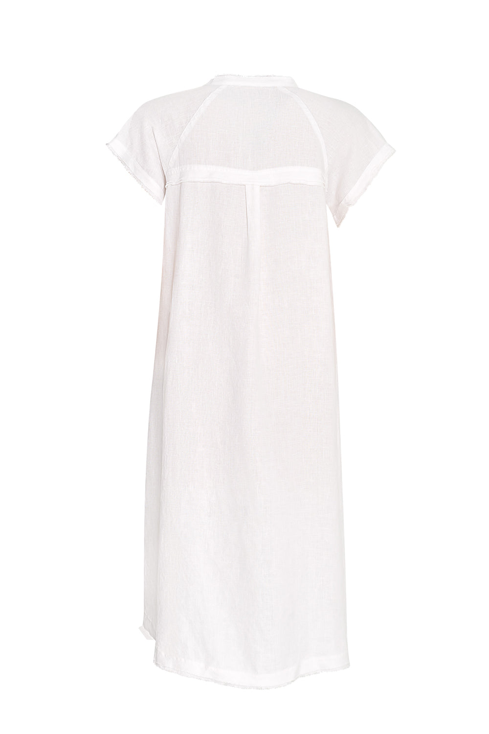 Madly Sweetly by Loobies Story Linen Let Live Shift Dress White Ms832pl