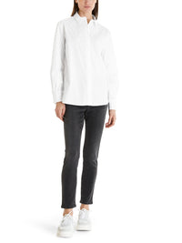 MarcCain Loose Blouse with Pleated Details TA5105W93