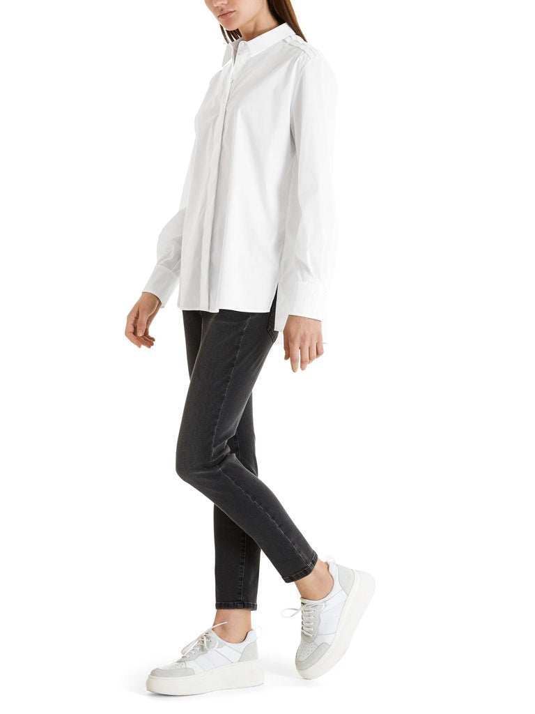 MarcCain Loose Blouse with Pleated Details TA5105W93