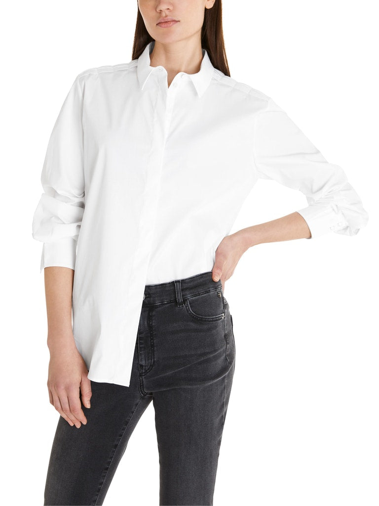 MarcCain Loose Blouse with Pleated Details TA5105W93