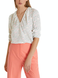 MarcCain Blouse with Handwriting Print tc5110w06