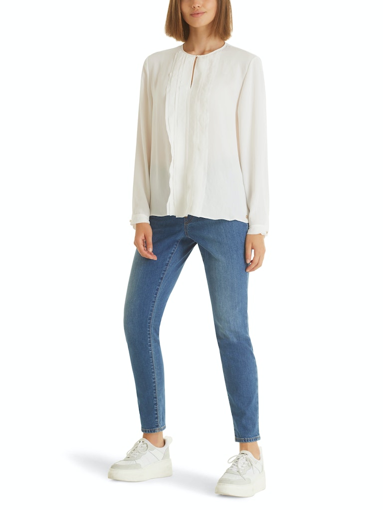 MarcCain Blouse with Flounced Detail tc5113w39
