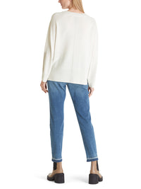MarcCain Sweater with Lurex “Knitted in Germany” Ts4137M81