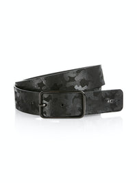 MarcCain Leather Belt Camouflage Print Tsg103l09