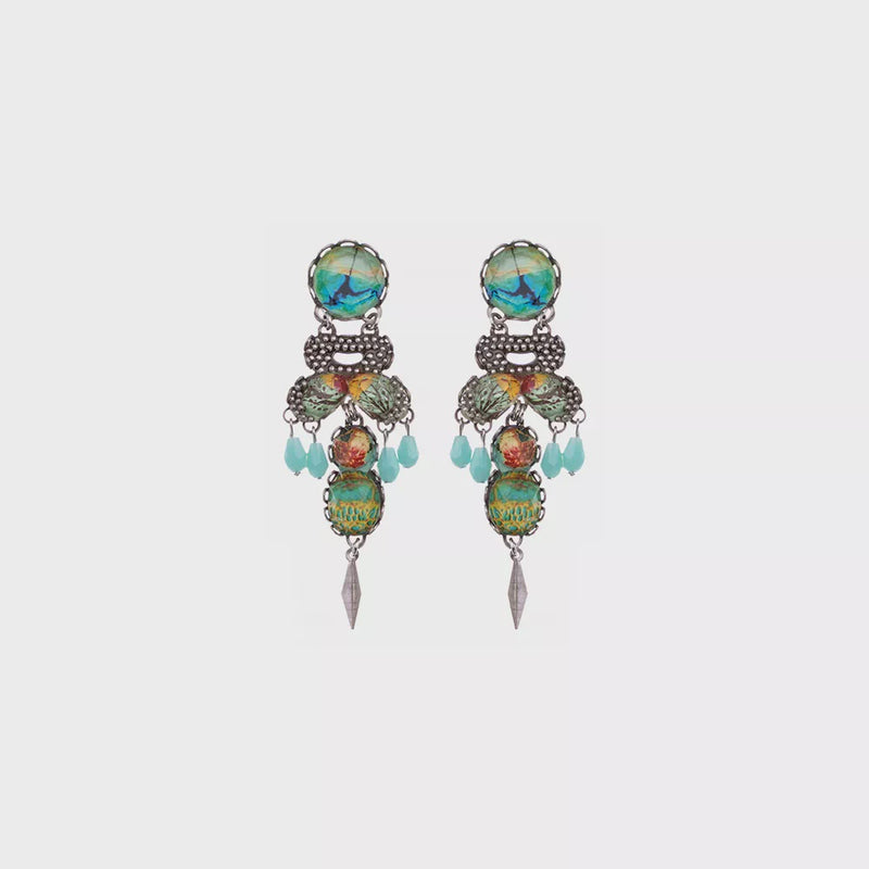 Ayala Bar Clover Blooms, Alsobia Earrings R1870