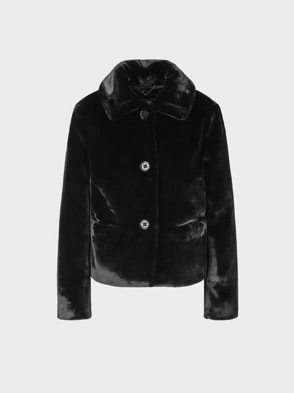 Marccain Faux Fur Short Jacket Rc1205w63