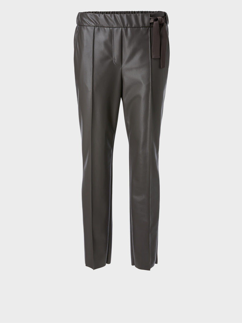 Marccain Faux Leather Pant Sc8109j78