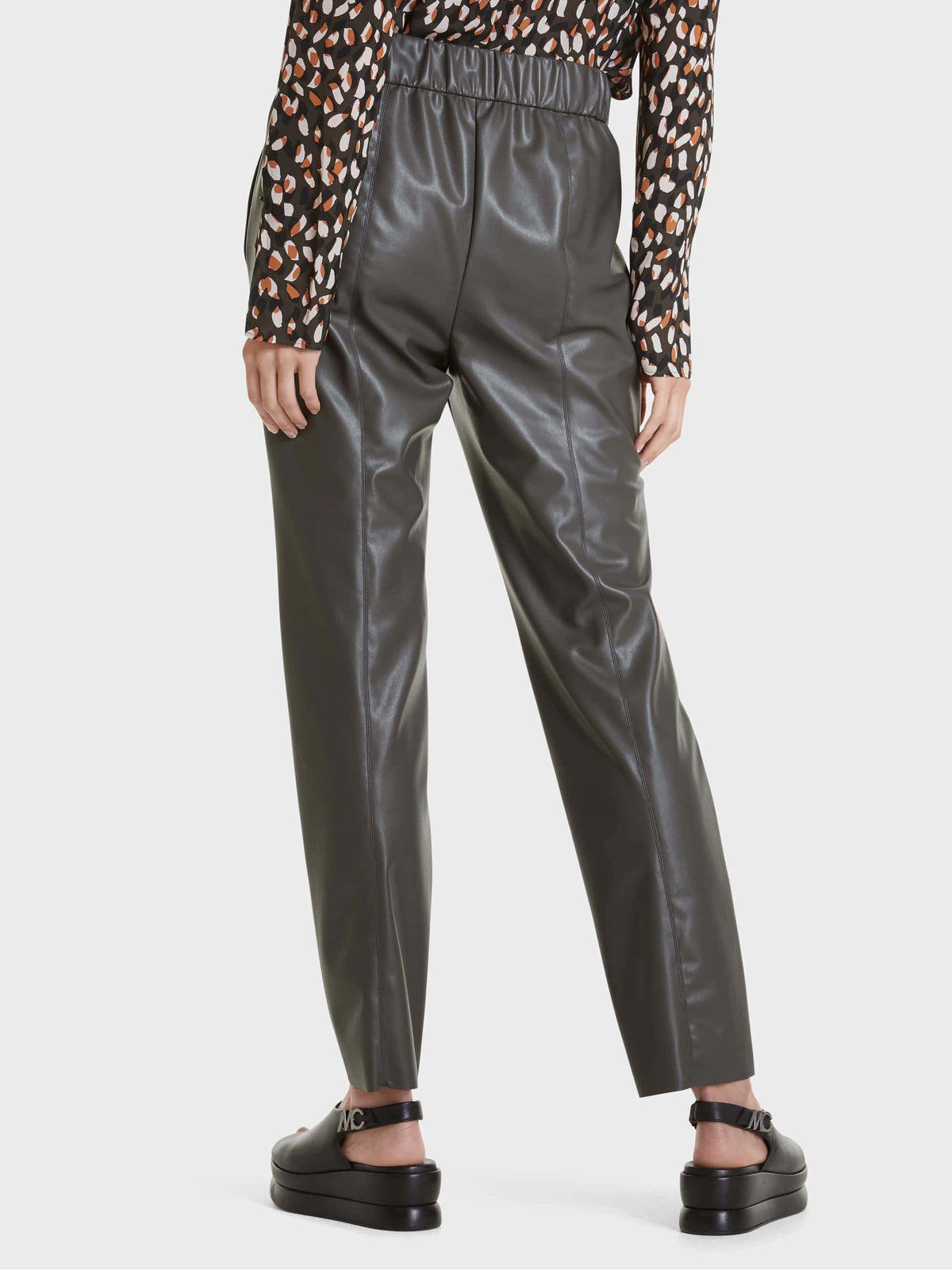 Marccain Faux Leather Pant Sc8109j78