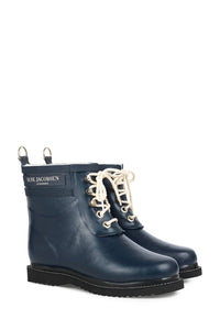 Ilse Jacobsen Rubber Short Lace Up Boot Rub2