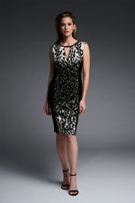 Joseph Ribkoff Leaf Print Dress Jr223725