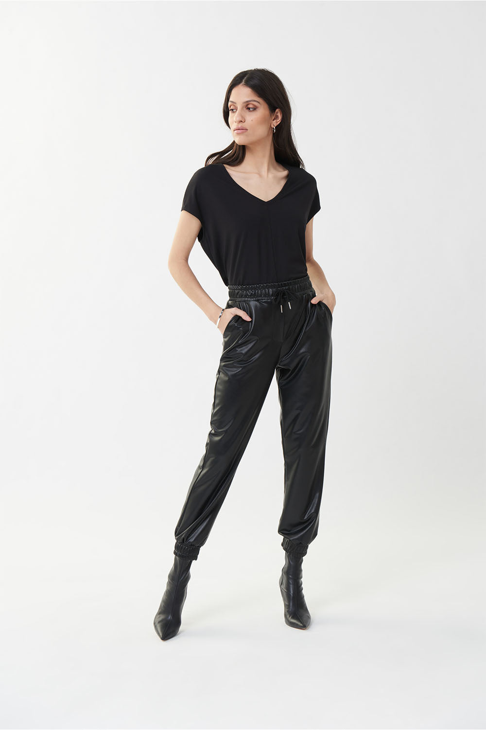 Jogger leather online trousers