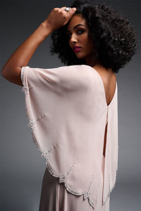 Joseph Ribkoff Chiffon Beaded Dress Jr223730