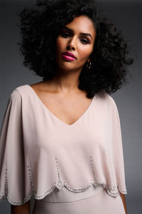 Joseph Ribkoff Chiffon Beaded Dress Jr223730