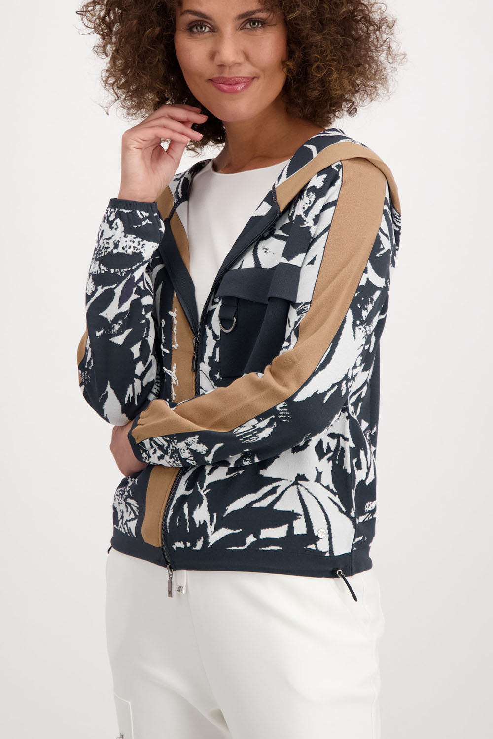Monari Jacquard Knit Jacket M406875