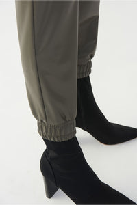 Joseph Ribkoff Faux Leather Jogger Jr223166