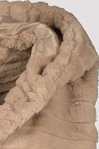 Monari Long Faux Fur Hooded Vest M805991