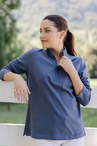 Goondiwindi Cotton Zip Rugby Top G3227