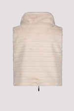 Monari Stand Collar Faux Fur vest M805979