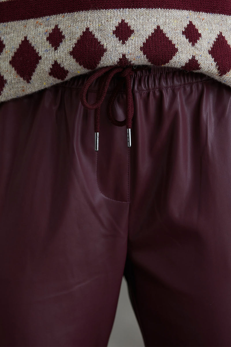 Yarra Trail Faux Leather Pants Yt22w8807