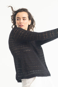 Mela Purdie Jewel Neck Top F203 8136