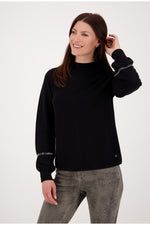 Monari Stand Collar Rib Sweater M805510