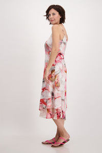 Monari Floral Print Midi Dress M407011