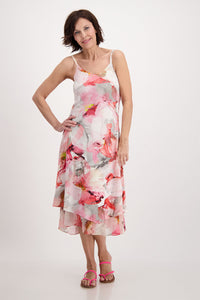 Monari Floral Print Midi Dress M407011