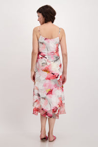 Monari Floral Print Midi Dress M407011