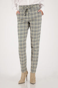 Monari Check Trouser M805749