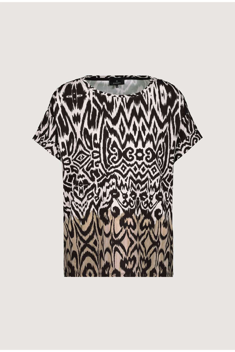 Monari Ikat Print T Shirt M407295