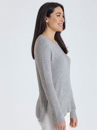 Marco Polo L/S Side Zipper Sweater 33437