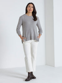 Marco Polo L/S Side Zipper Sweater 33437