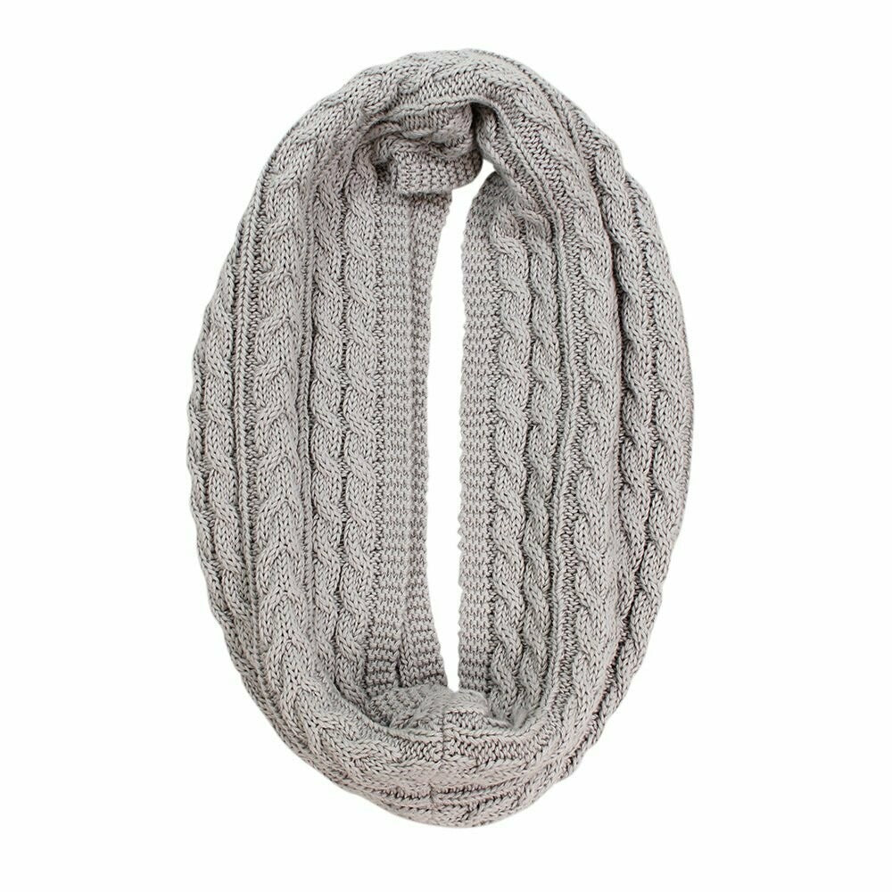 Dlux Luca Cable Knit Loop Scarf 93145