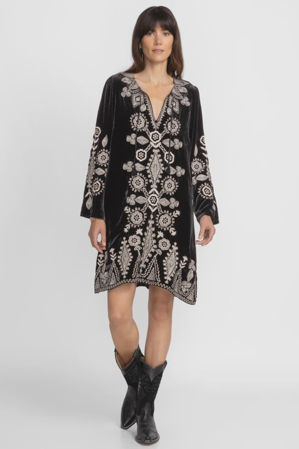 Johnny Was Liona Velvet Kimono Sl Dress J38923-7