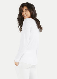 Juvia Long Sleeve V Neck Tee J81500115